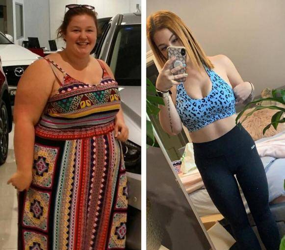 300斤胖妞,1年减重85kg,瘦身前后反差太大