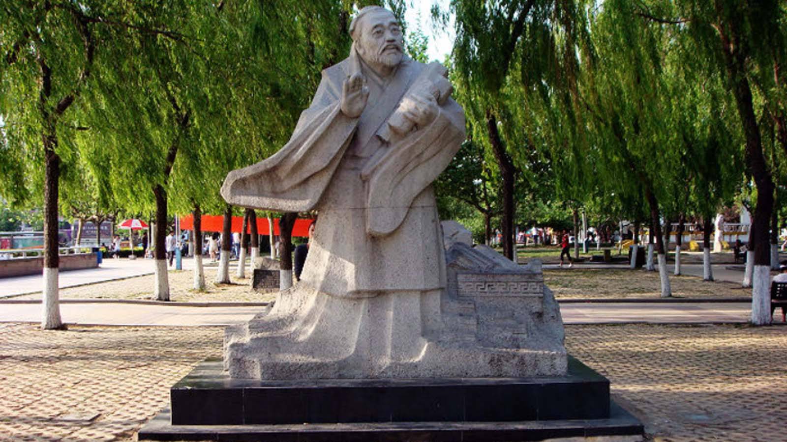 曾子雕像,古代人物雕塑,石雕名人雕塑