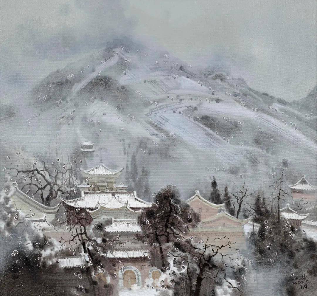 翁凯旋2020新作|雪景