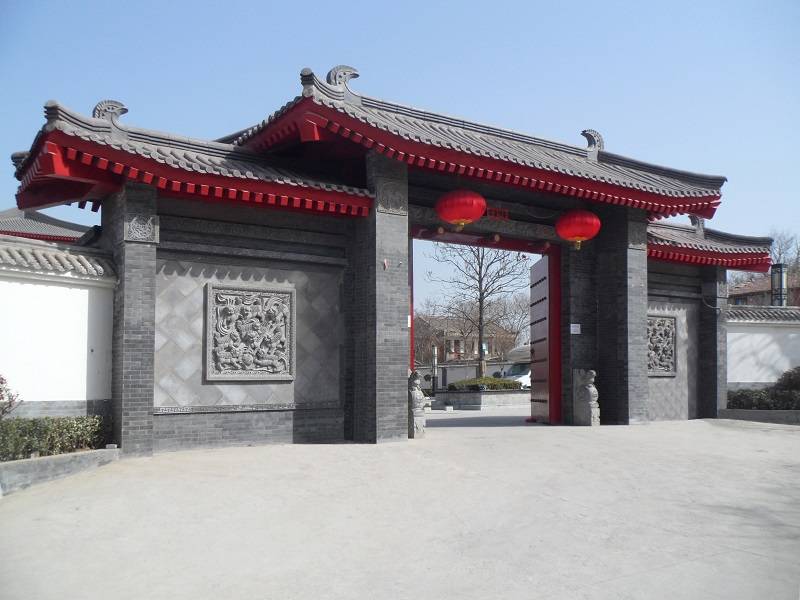 门楼是中国传统建筑之一,是古代家庭贫富的象征.