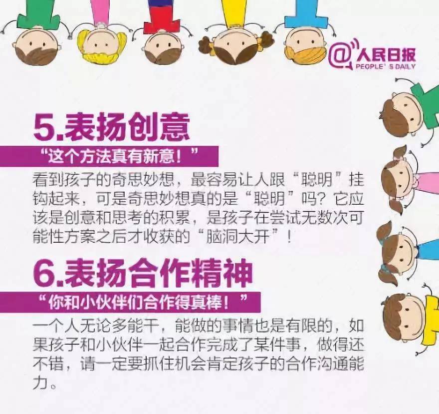 人民日报:表扬孩子的16个新花样 人民日报:表扬孩子的16个新花样