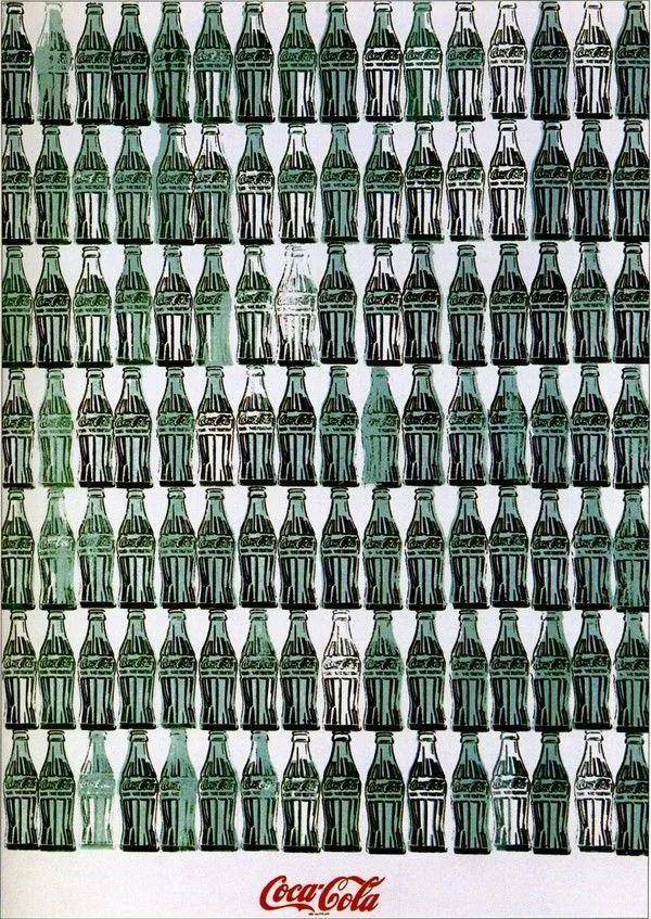 安迪·沃霍尔《绿色的可口可乐瓶子》