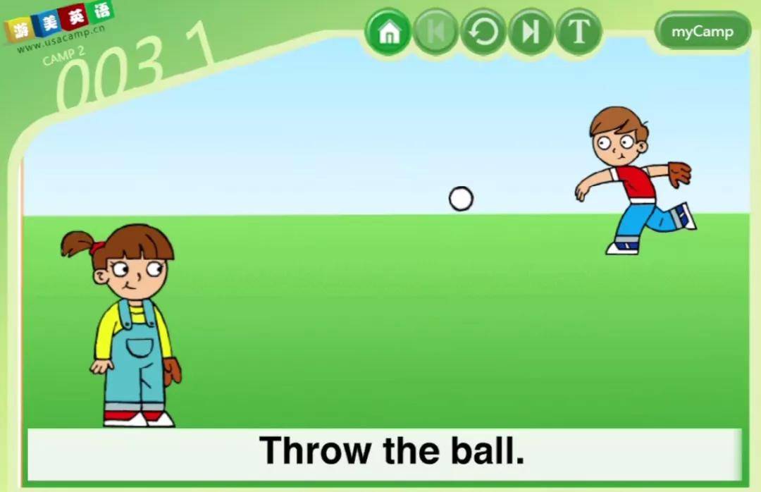 第二十三课throwtheball孩子们都喜欢玩的扔球游戏