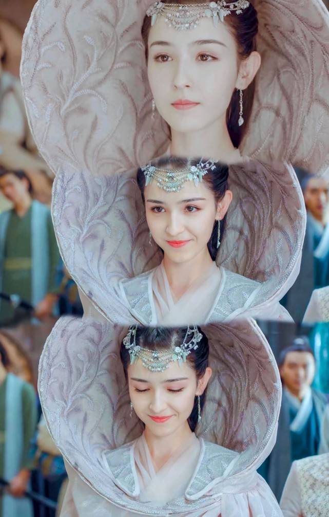 作品|原创《玉楼春》中哈妮克孜，清雅素净比平时更加美，网友感叹仙女下凡