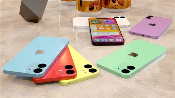 iPhone|5.4英寸苹果iPhone 12最新多彩渲染图