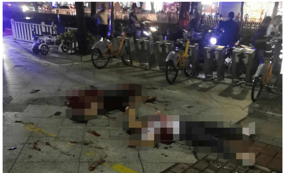 广西1男1女深夜被捅,1死1伤,现场画面残忍