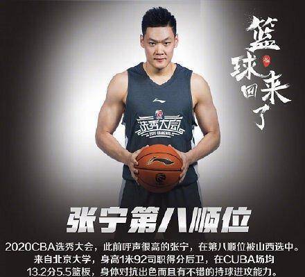 cba选秀,张宁掉到第8顺位,接受采访时,其言论受到网友热议_手机搜狐网
