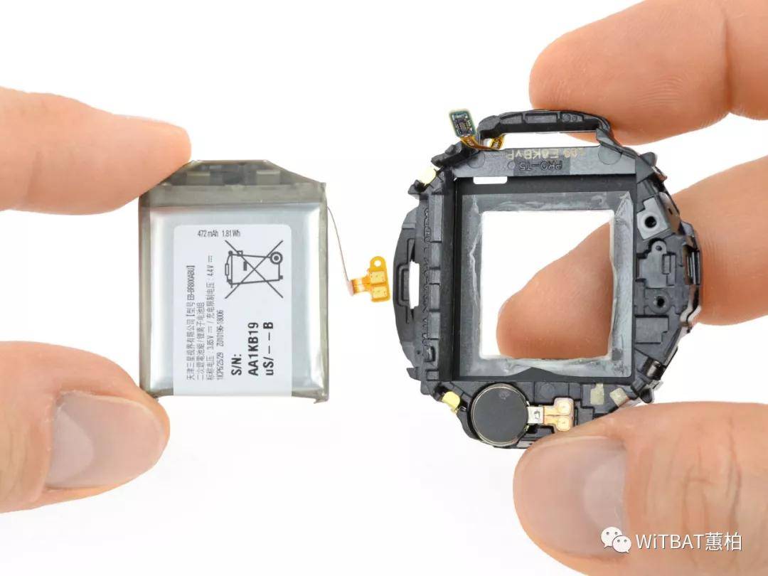 更换三星Galaxy Watch SMR8050智能手表电池详细教程_型号