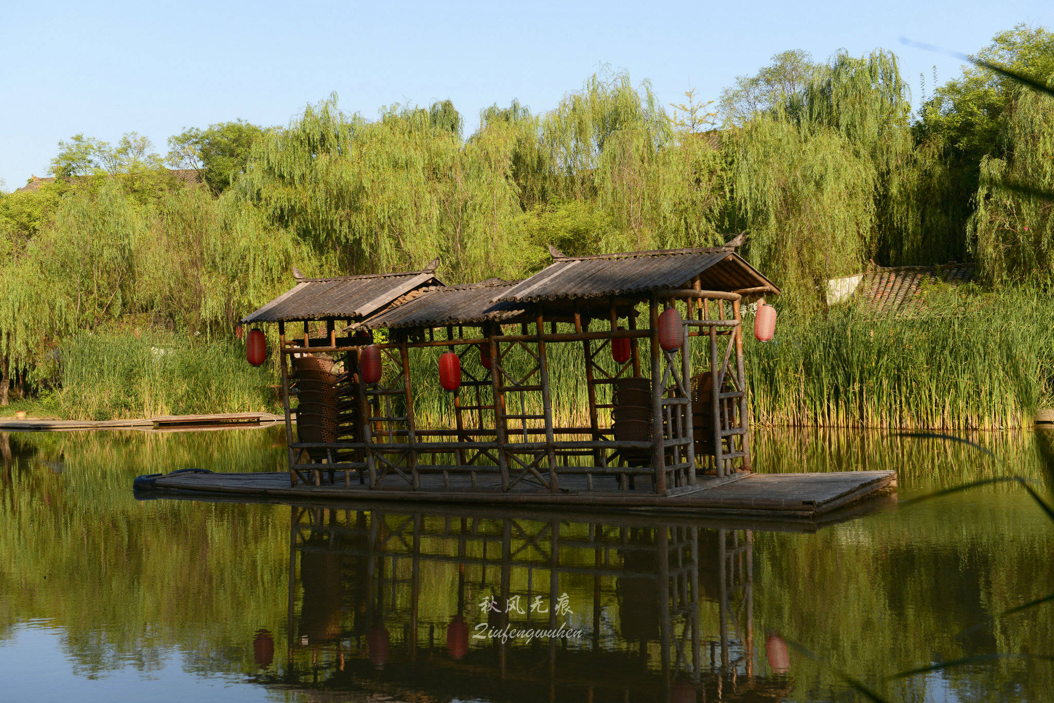 山水(|看山望水,心怡田园,周至水街爱在路上感味清新与文化