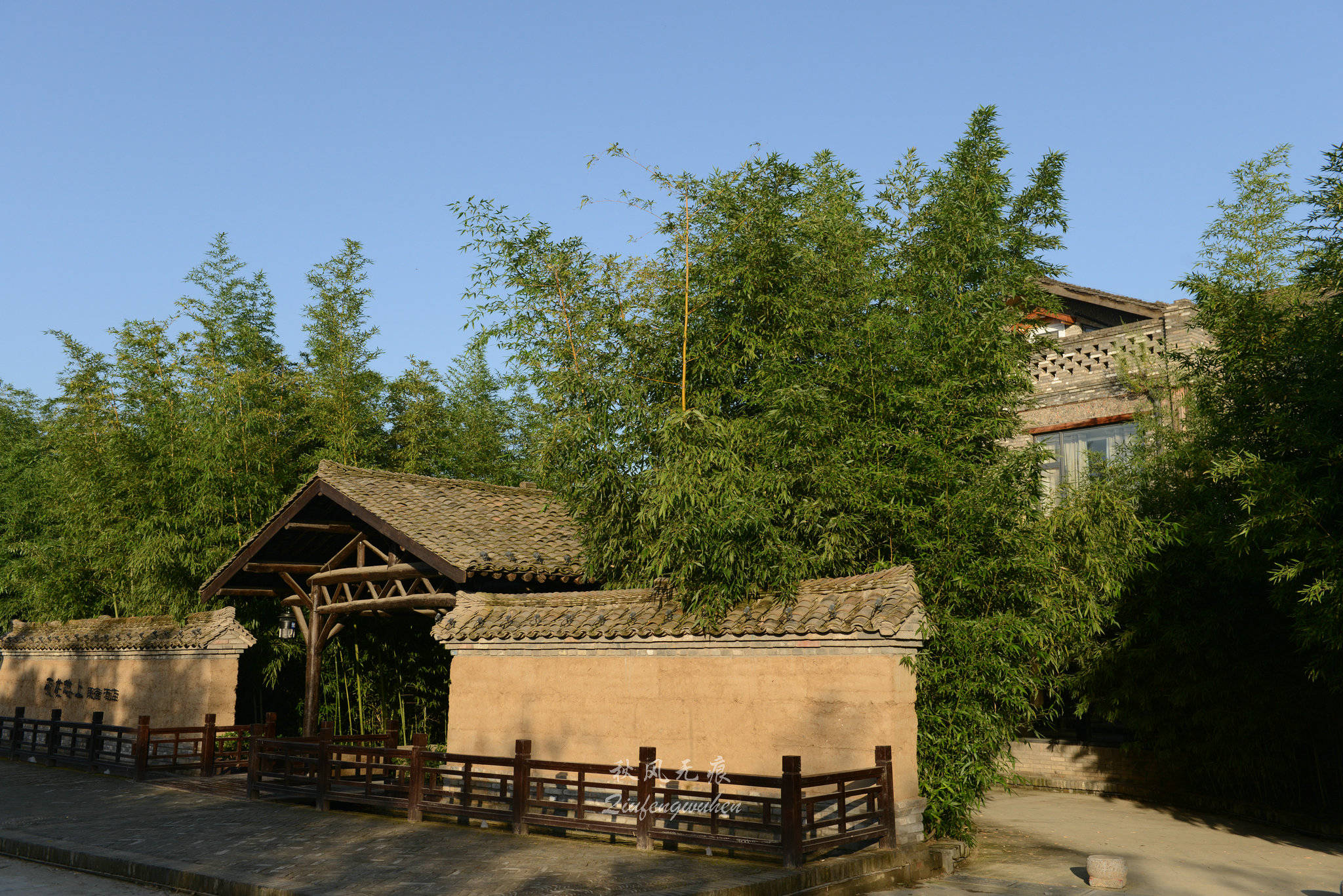 山水(|看山望水，心怡田园，周至水街爱在路上感味清新与文化