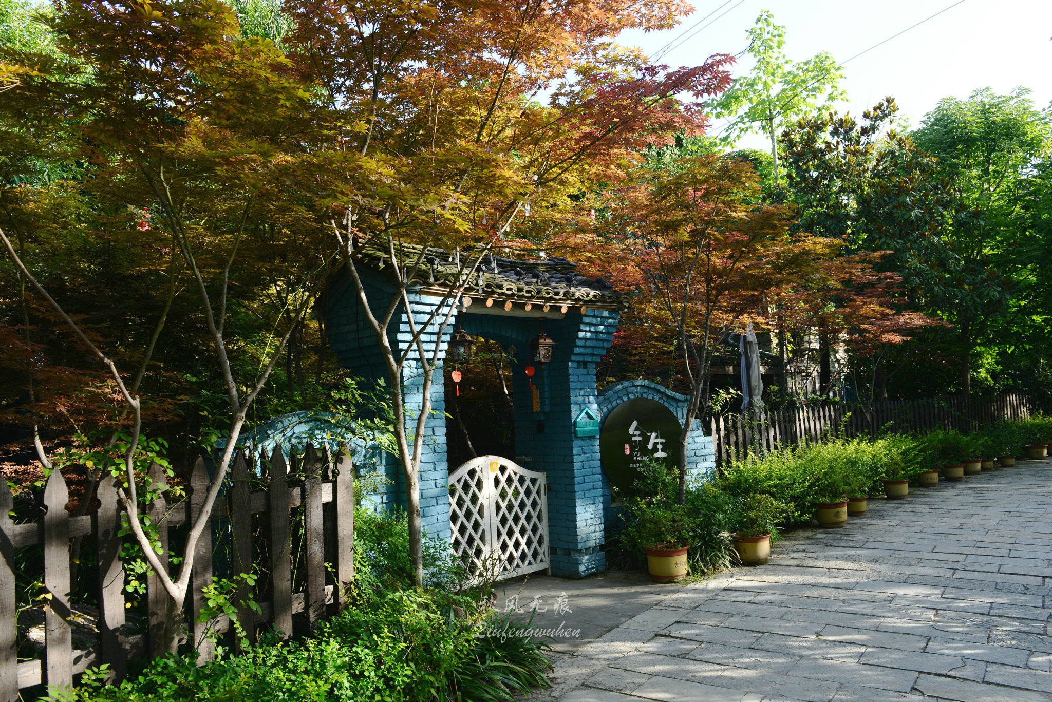 山水(|看山望水,心怡田园,周至水街爱在路上感味清新与文化