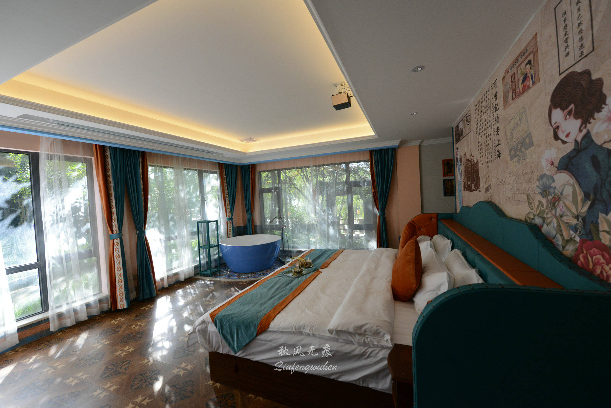 山水(|看山望水，心怡田园，周至水街爱在路上感味清新与文化