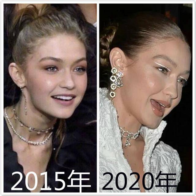 垫肩|超模姐妹垫肩造型齐翻车,拉宽身材还显老,网友:超模审美太难懂