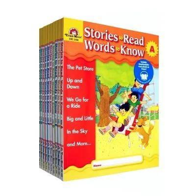 文章|美国加州小学点读版练习册：Evan-Moor Stories to Read Words to Know10本