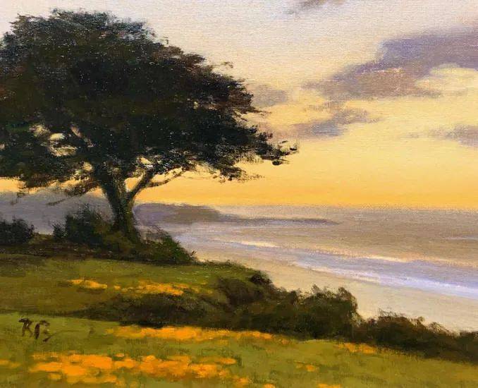 美国画家布莱恩·布莱德印象派风景油画作品赏析