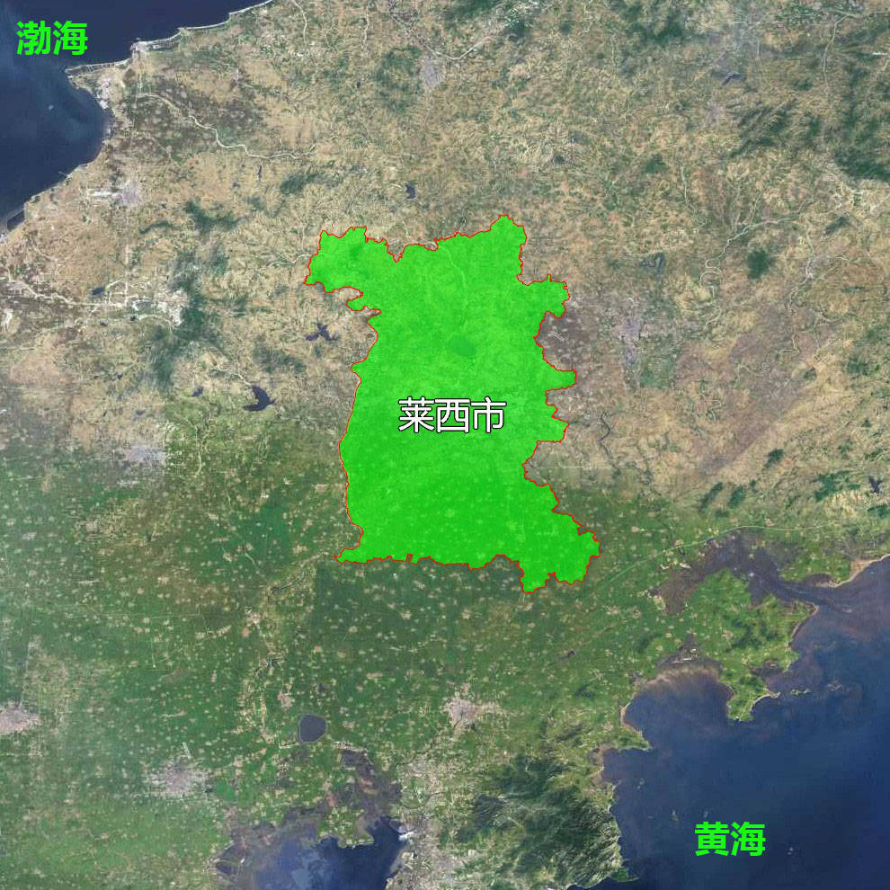 原创12张地形图，快速了解山东省青岛各市辖区市