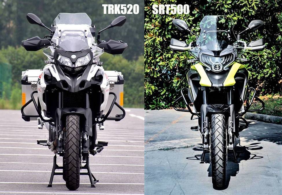 钱江qjsrt500拉力摩托首秀trk502双生车型上市在即