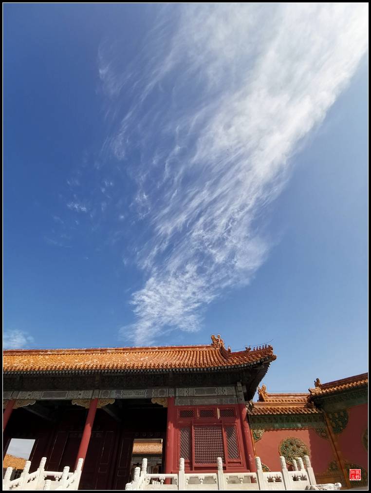 故宫|故宫高天流云 太任性了