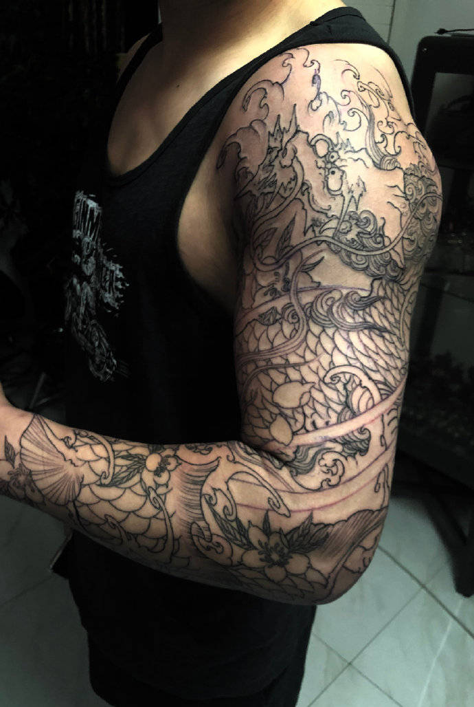 麒麟纹身有什么寓意,为什么很多人要纹麒麟纹身_鲤鱼