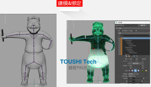 投石科技交互古乐俑装置穿越时空的鼓瑟吹笙