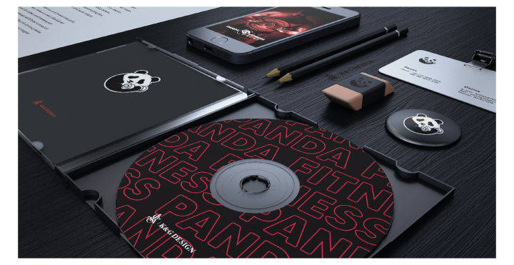 Logo|健身房Logo设计——熊猫健身