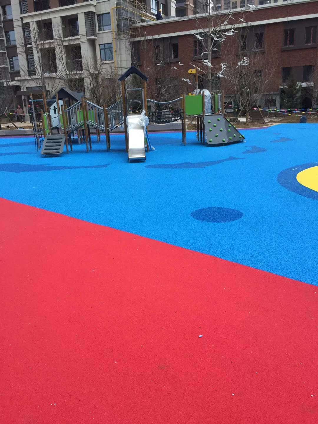 小区游乐场epdm塑胶地坪