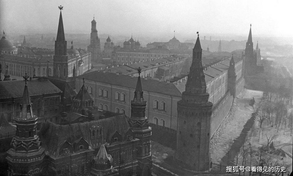 老照片 十九世纪重建后的俄罗斯首都莫斯科_俄国