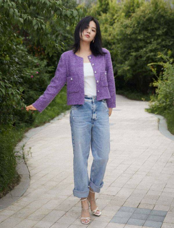 形象|马思纯怎么又胖了？素颜看脱口秀被拍，一脸胆怯惹人心疼