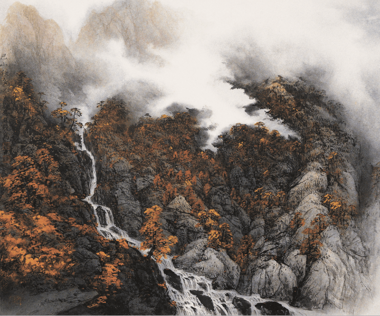 画云高手孙日晓——简评山水画家孙日晓