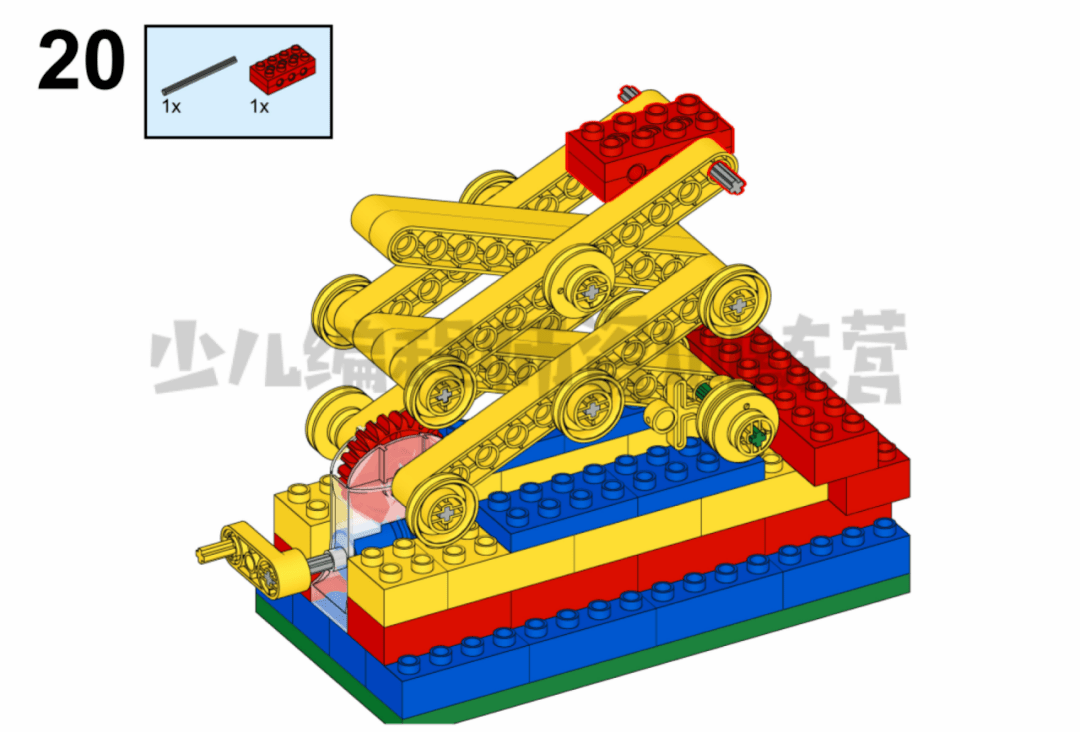 (剪刀) 今天我们要搭建的就是这种剪刀式升降台.