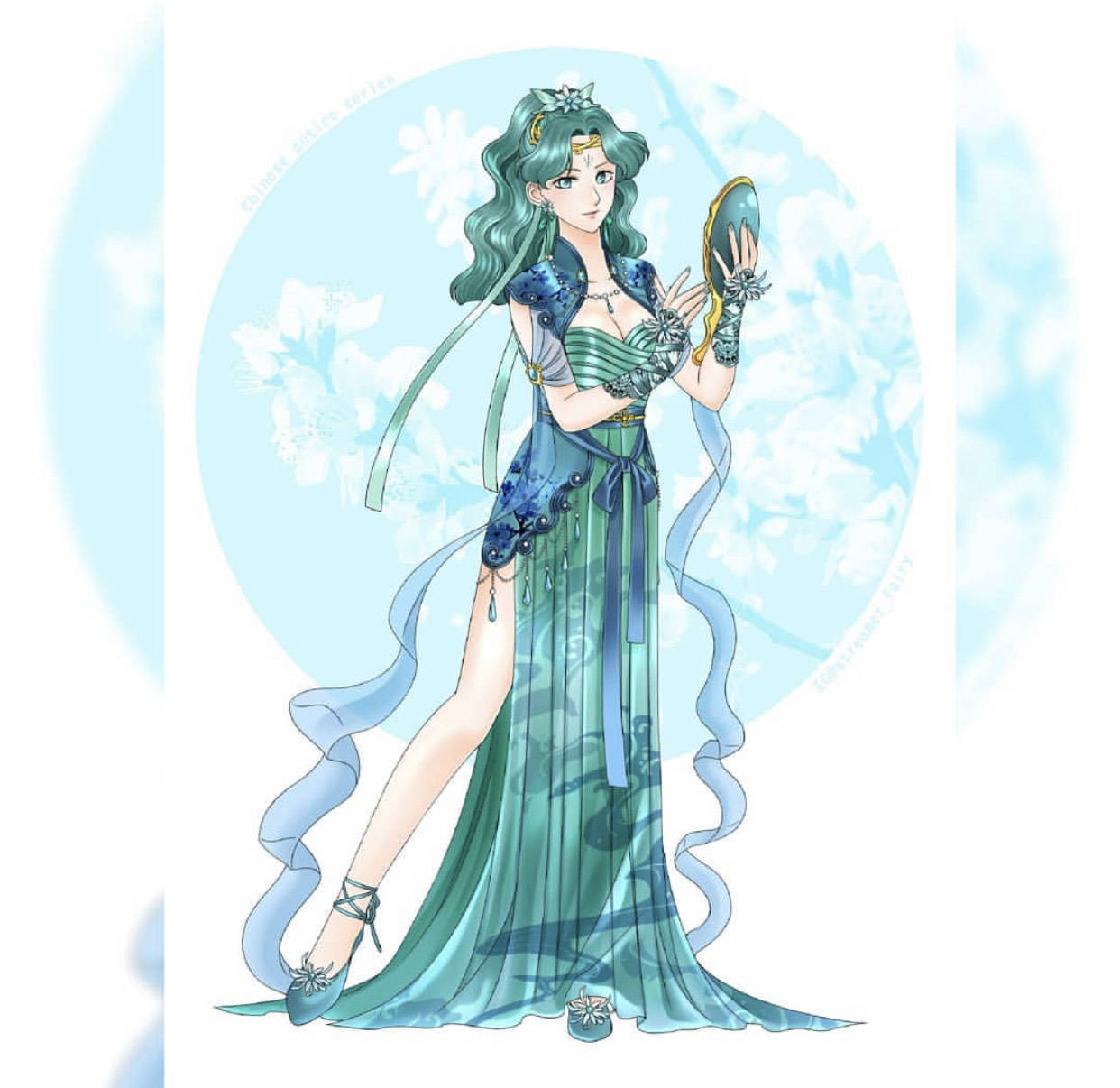 杨贵妃|《美少女战士》遇上唐装，月野兔堪比杨贵妃，红衣火野丽很吸睛