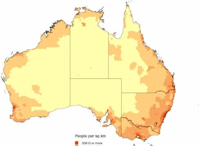 澳大利亚人口密度较_澳大利亚人口分布图(3)