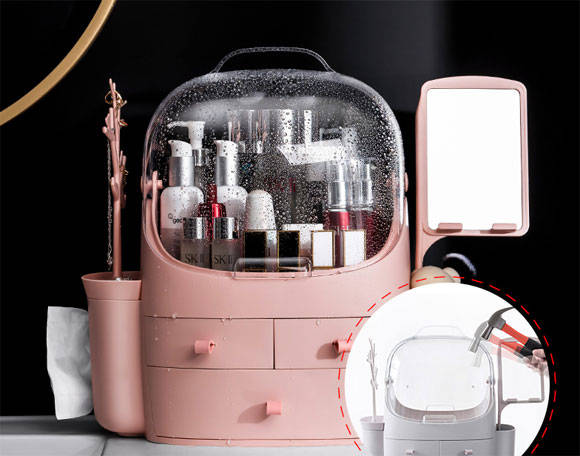 女神|化妆品太多堆满屋,毫无女神范,这样收纳分分钟找回女神优越感!