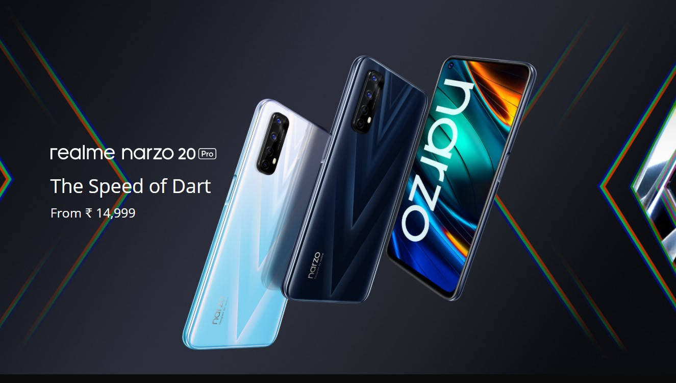 narzo|realme narzo 20 Pro印度发布：下放65W闪充