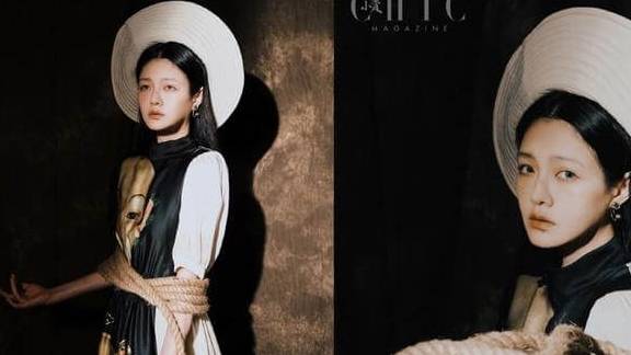 徐熙媛|大S徐熙媛最新登封照曝光！身穿奇装异服挑战诡谲另类的怪美一面