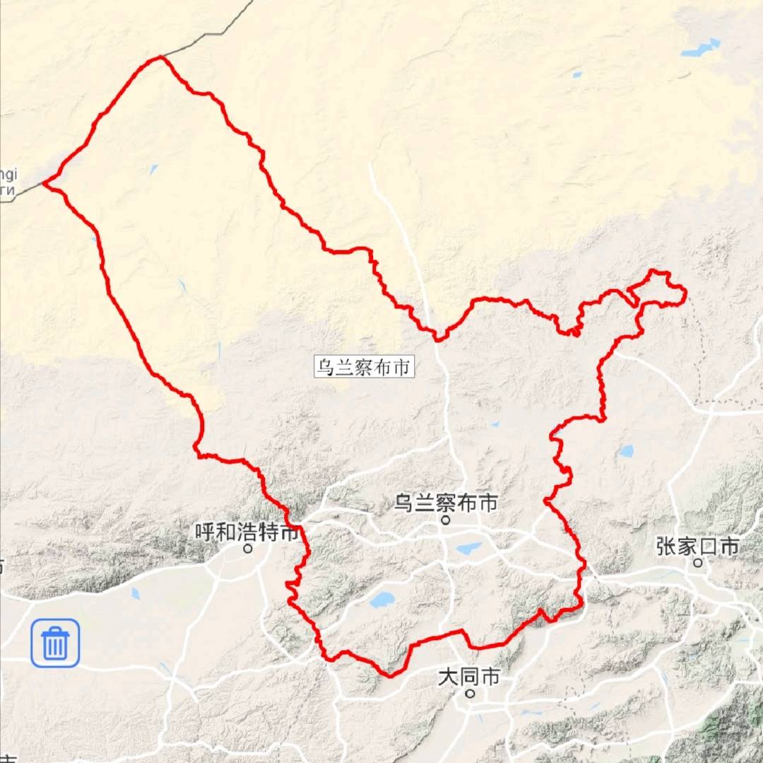 乌兰察布市地理位置图 乌兰察布市地形地貌由高原,山地,丘陵,丘陵台地