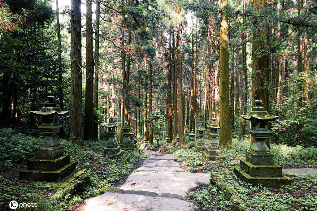 日本上色见熊野座神社:动漫《萤火之森》取景地