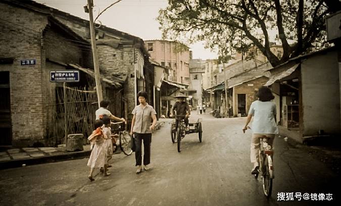 纪实摄影老照片80年代中国广州市容民生风貌