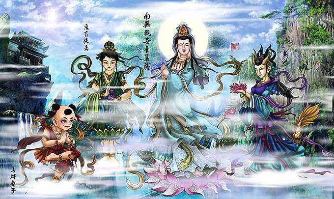 观音|观音为啥害怕悟空拐走小龙女，你看她的父亲是谁？