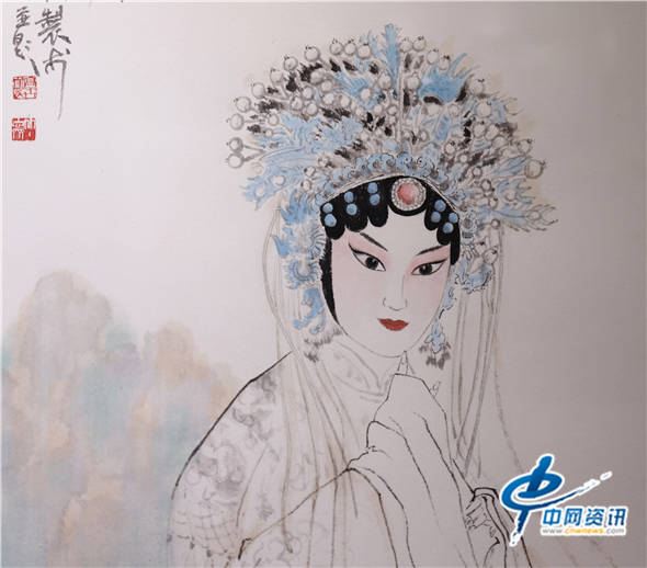 "国粹之光.纪念徽班进京230周年-西城区戏曲绘画作品展"开幕
