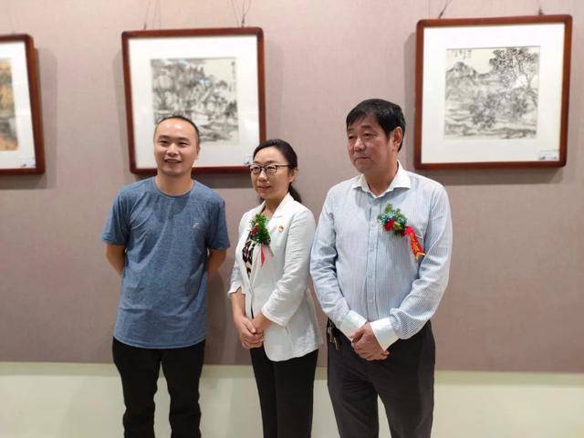 印象万年台美丽乡村主题书画作品展在无为市图书馆隆重开幕