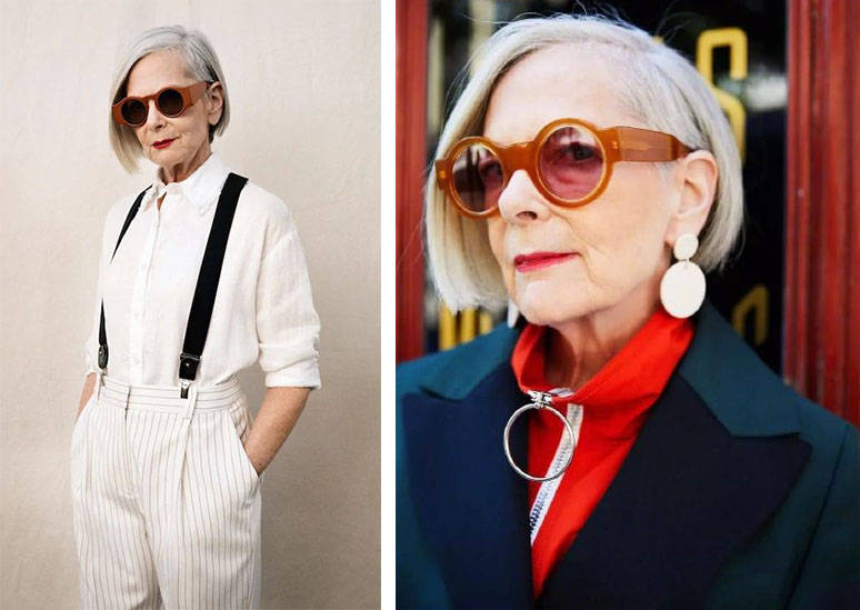 Lyn|这位花甲老奶奶太惊艳!穿搭时髦优雅有气质,个性一点不输年轻人