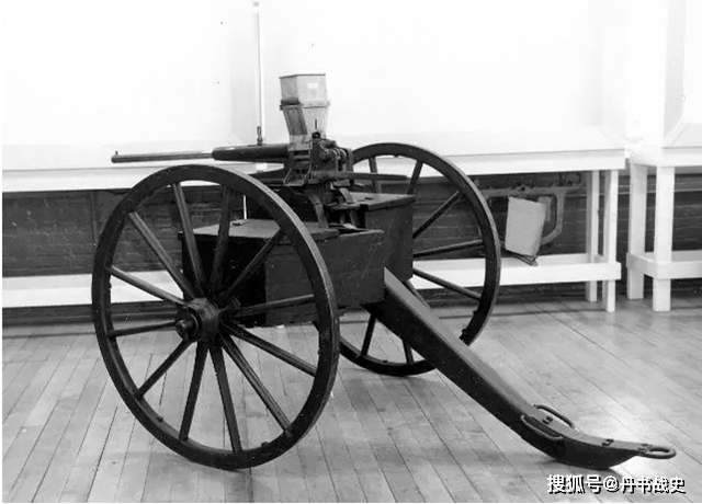 与加特林机枪同时代的咖啡磨机枪,枪管都能融化掉喷出去