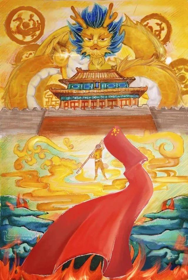 满洲里|满洲里俄语职业学院艺术系以艺传情 献礼国庆2019级环艺设计学生告白祖国