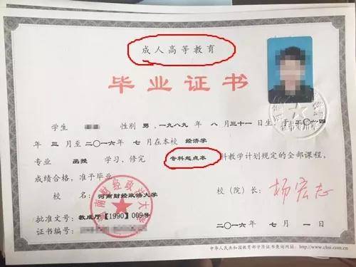 是非全日制本科则不符合要求。第一学历:专科。【毕业证、学位证书样式】