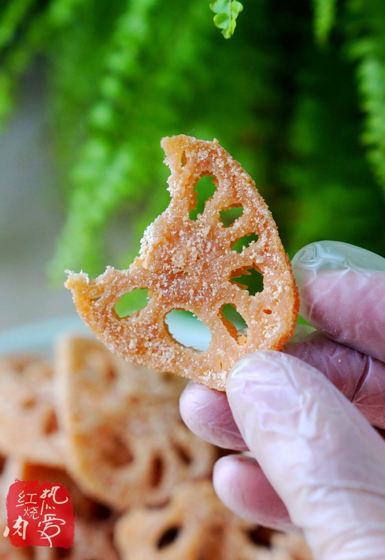 藕片|吃着甜甜的嚼着有韧性，可以用手捏着吃没想到藕还能这么做