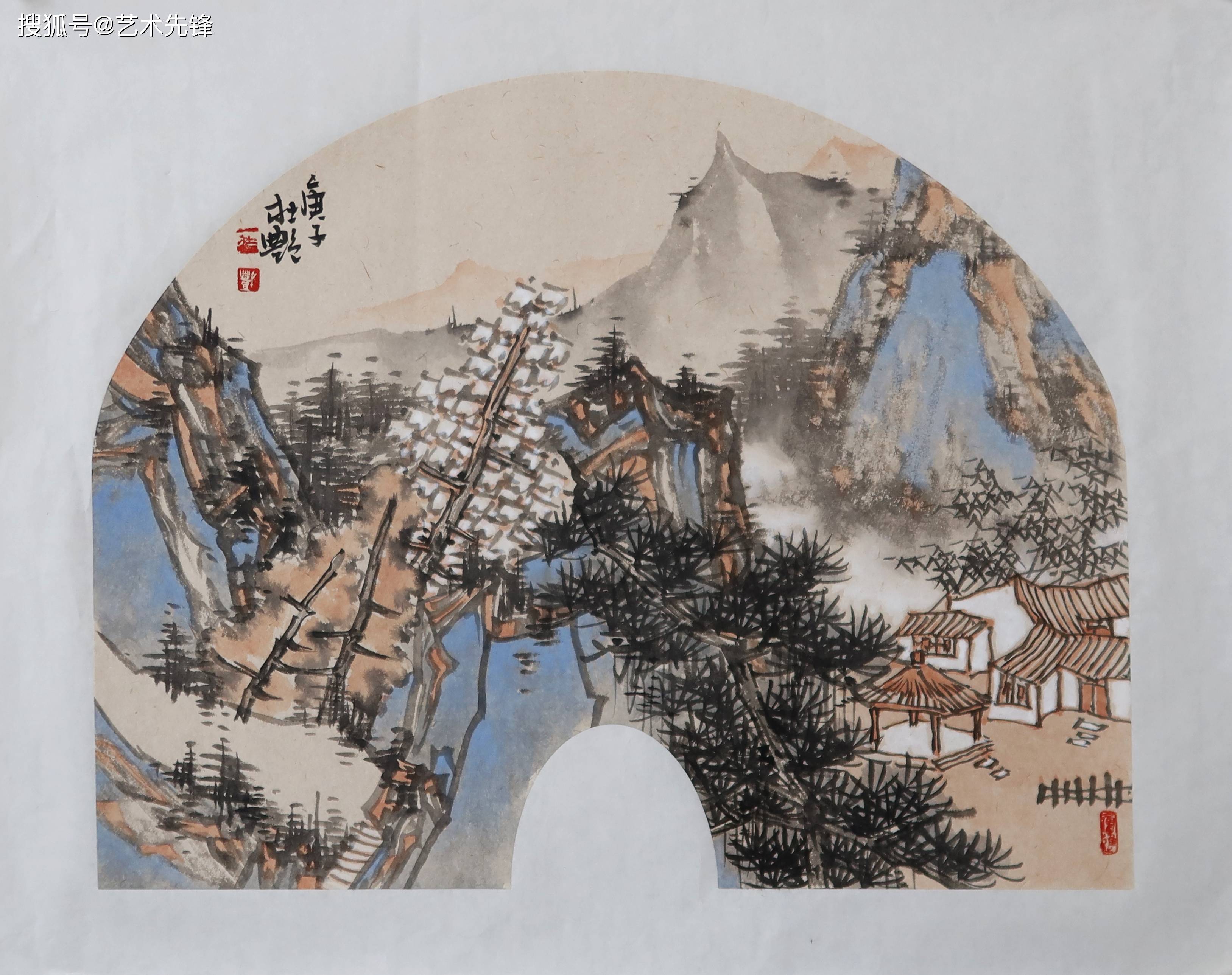 山水画推荐:可以把你带入梦境的山水画,杜艳作品-搜狐大视野-搜狐新闻