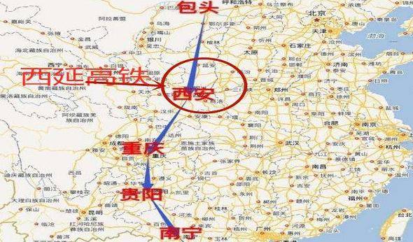 陕西一条新高铁西延高铁县县设站共计11个站点