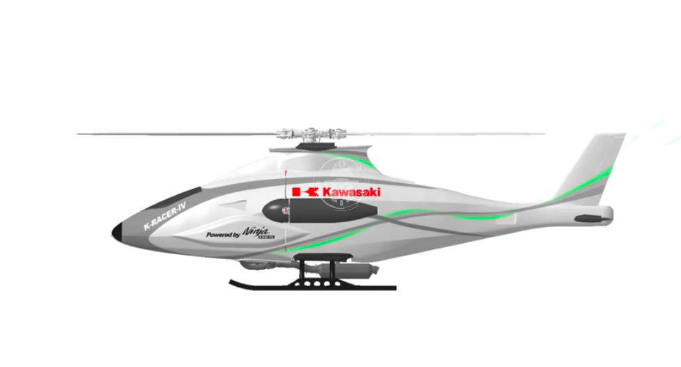 搭载h2r同款发动机川崎高速无人直升机试飞成功