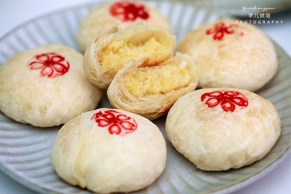 步骤|教你在家做，步骤详细一学就会，酥香掉渣无添加绿豆酥饼别买了